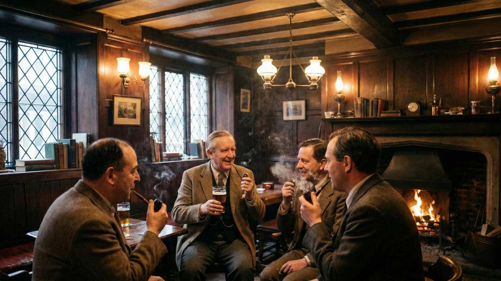 Servicio de té con pastas en estilo clásico